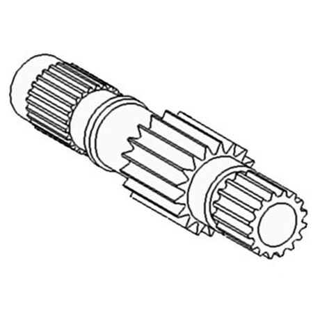 Aftermarket Transmission Countershaft Fits Ford Fits New Holland 2000 3000 4000 C5NN7111N